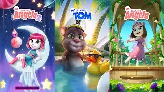 Angela 2 vs Tom vs Angela | My Talking Angela2 VS My Talking Tom vs My Talking Angela | Episode 3564