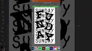 3d inflate type in Adobe illustrator tutorial 