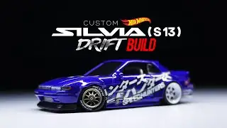 Nissan Silvia S13 Drift Style Custom Hot Wheels