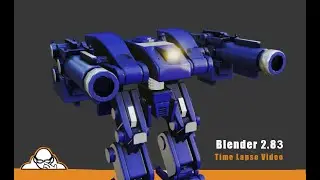 Timelapse Video Make A Mech In Blender 2.83