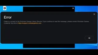 Fix Rockstar Games Launcher Error Failed to Connect to the Rockstar Games Library Service