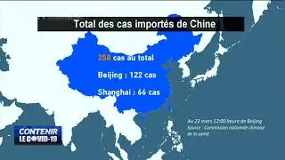 Des cas de COVIDE-19 importés signalés dans des provinces et villes de la Chine