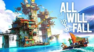 ALL WILL FALL: Physics-Based Survival City Builder. Строим город на воде🔔 Дэмка 🔔