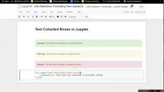 Video 13: Introduction markdown formatting - colored boxes