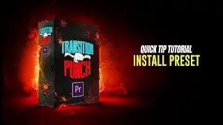 How to Install Transitions in Premiere - TRANSITIONPUNCH