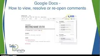 Google Docs - Know more about Comments thread