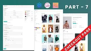 Checkout Page: E-commerce Website Template/UI Design Using React JS | PART - SEVEN