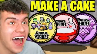 How To COMPLETE ALL QUESTS + BADGES In Roblox TOWER HEROES! MAKE A CAKE EVENT!