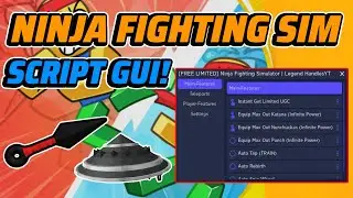 [LIMITED] Ninja Fighting Simulator Script GUI Hack (INF POWER, AUTOFARM, AND MORE) *PASTEBIN*