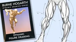 Drawing a Dynamic Leg Pose from Burne Hogarth's Dynamic Figure Drawing