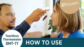 How to use the forehead and ear thermometer DMT-77 from iProven