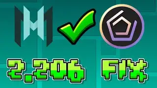 GEODE AND MEGAHACK V8 FIX FOR 2.206 UPDATE | Geometry Dash 2.2