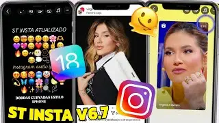 SAIU🔥 ST INSTA IOS V6.7 ATUALIZADO INSTAGRAM ESTILO IPHONE COM REPOST REELS IGUAL IPHONE