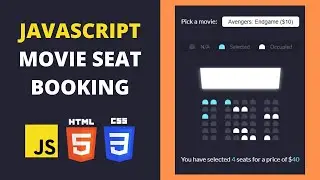 Build a Movie Seat Booking App using JavaScript - JavaScript Beginner Projects