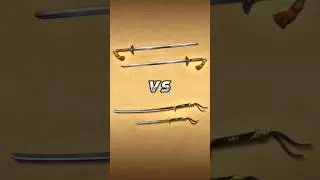 Hermits swords vs Shoguns katana | which one is the best?🤔 #shorts #shadowfight2