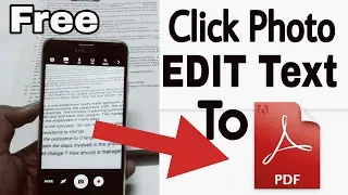 Convert Image to Text Document and Edit || Android Image to pdf converter