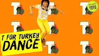 TURKEY DANCE 🦃Thanksgiving Exercise For Kids | GO with YOYO Fitness Brain Breaks