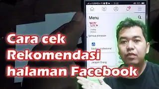 cara cek rekomendasi halaman facebook