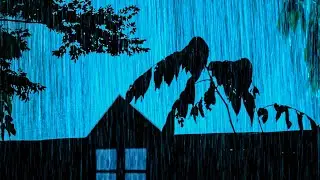 Thunderstorm Sounds for Sleeping Instantly | Heavy Rain on the roof and Scary Thunder | ASMR Rain