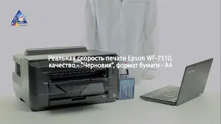 Epson WF-7110: тест на скорость печати в режиме 