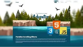 Parallax Scrolling Website - Make a Parallax Scrolling Website using pure HTML CSS JavaScript