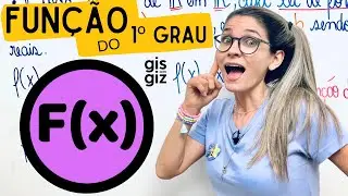 FUNÇÃO DO 1 GRAU | FUNÇÃO AFIM |  \Prof. Gis/- AULA 1