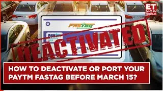 Paytm FASTag: How To Deactivate Or Port Your Paytm FASTag? | Step-By-Step Tutorial | News