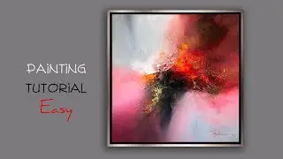 Unlock the Abstract: Unbelievable Acrylic Painting Tutorial with Plastic Wrap