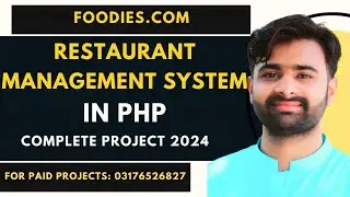 FOODIES.COM | ONLINE Restaurant Management System in PHP | #cs619