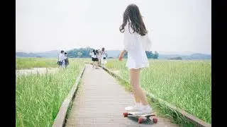 korean girl longboard dancing 롱보드 (김혜린)