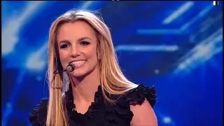 Britney Spears - Womanizer @ The X-Factor UK [AI Restore]