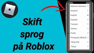 Sådan ændres sprog på Roblox