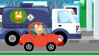 Behind The Wheel  -  Meow Meow Kitty  -  song for kids