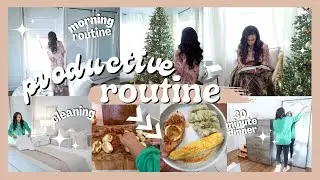 PRODUCTIVE DAY | MORNING ROUTINE, CLEANING, & COOK WITH ME // LoveLexyNicole