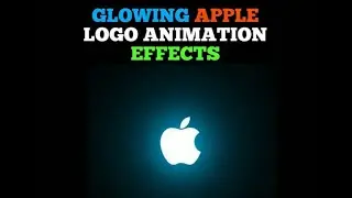 CSS3 Glowing Apple Logo Animation Effects | Qucik CSS Animation | coding with fun