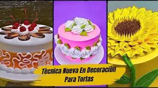 14+Técnica Nueva En Decoración Para Tortas, Pasteles🍰Innovative cake and pastry decorating technique