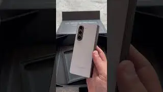 Z Fold 5 Exclusive Colour Grey Unboxing