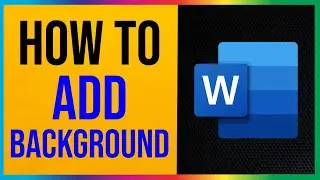 How to Add Background in Word (EASY)