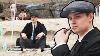 Tommy Shelby goes to the beach