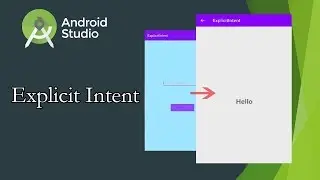 Android Explicit Intent Switch Between Activities & Pass Data | Java