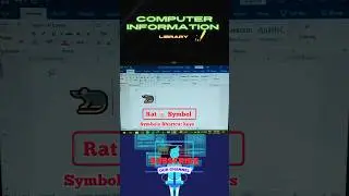 Rat 🐁 symbol in Ms word shortcut keys | computer information library 