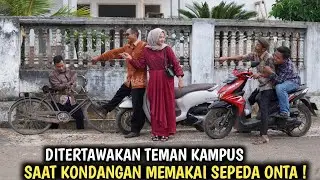 DITERTAWAKAN TEMAN KAMPUS MEMAKAI SEPEDA SAAT KONDANGAN, PADAHAL IA PEJABAT BARU DIKAMPUNGNYA !!