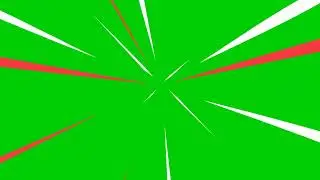 Animated Speed Lines moving fast in Green Screen Background 4K