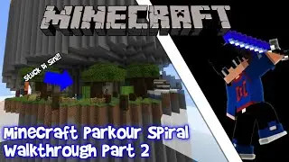 Stage Ini Susah Sekali!! - Minecraft Parkour Spiral Walkthrough Part 2