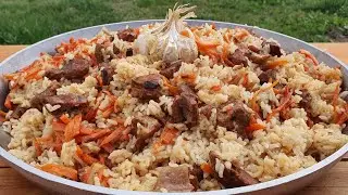 ВКУСНЫЙ  УЗБЕКСКИЙ ПЛОВ | ÖZBƏK  PLOVUNUN HAZIRLANMASI | Uzbek Pilaf Recipe