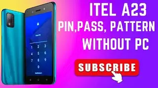 Itel A23 Hard reset || Itel A23 code unlock without PC || Itel A23 pattern reset without pc