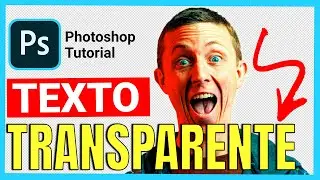 Guardar texto TRANSPARENTE con Photoshop