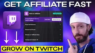 How To Get Twitch Affiliate FAST and EASY! (2023)