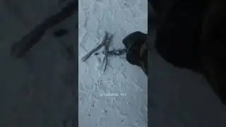 Дороги Якутии. Резина трескается на морозе. 