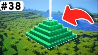 I Built a FULL EMERALD BEACON In Survival Minecraft...